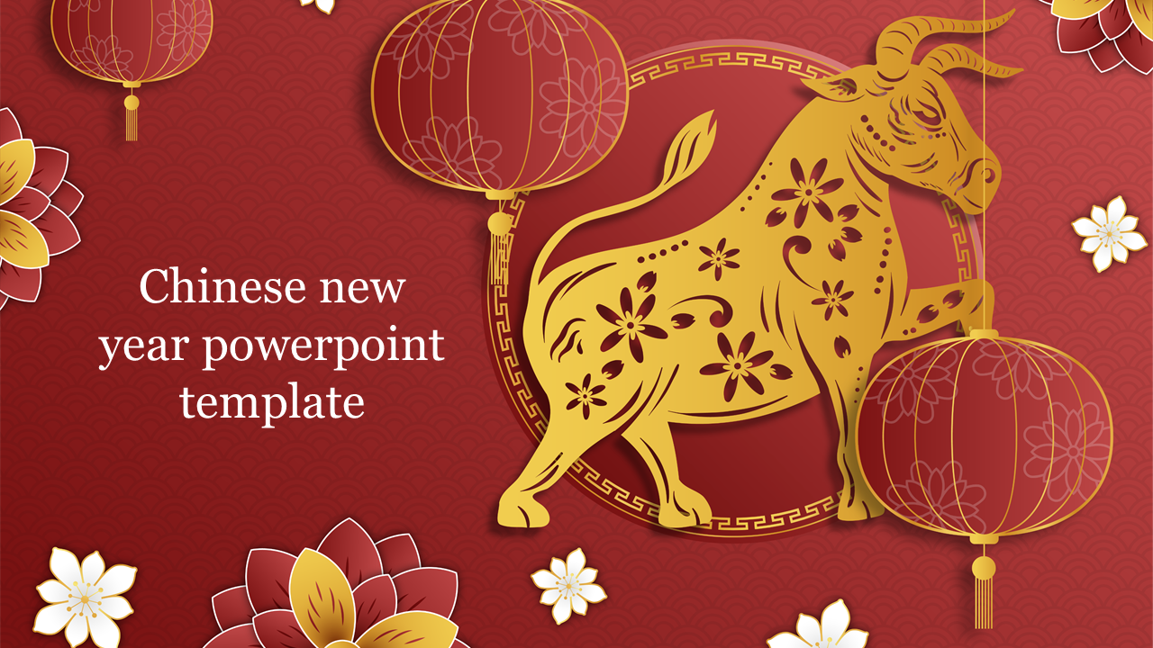 Best Chinese New Year PowerPoint Template Presentation